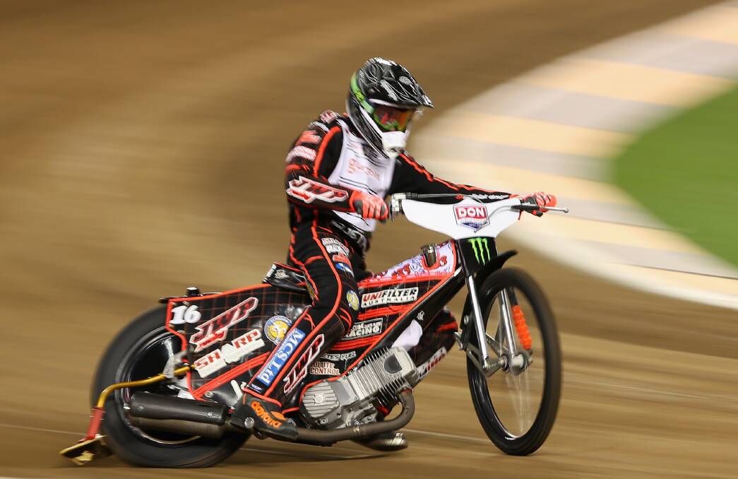 WINNING FORM: Sam Masters returned to winning form taking out round two of the Australian Speedway titles at Mildura on Saturday night.