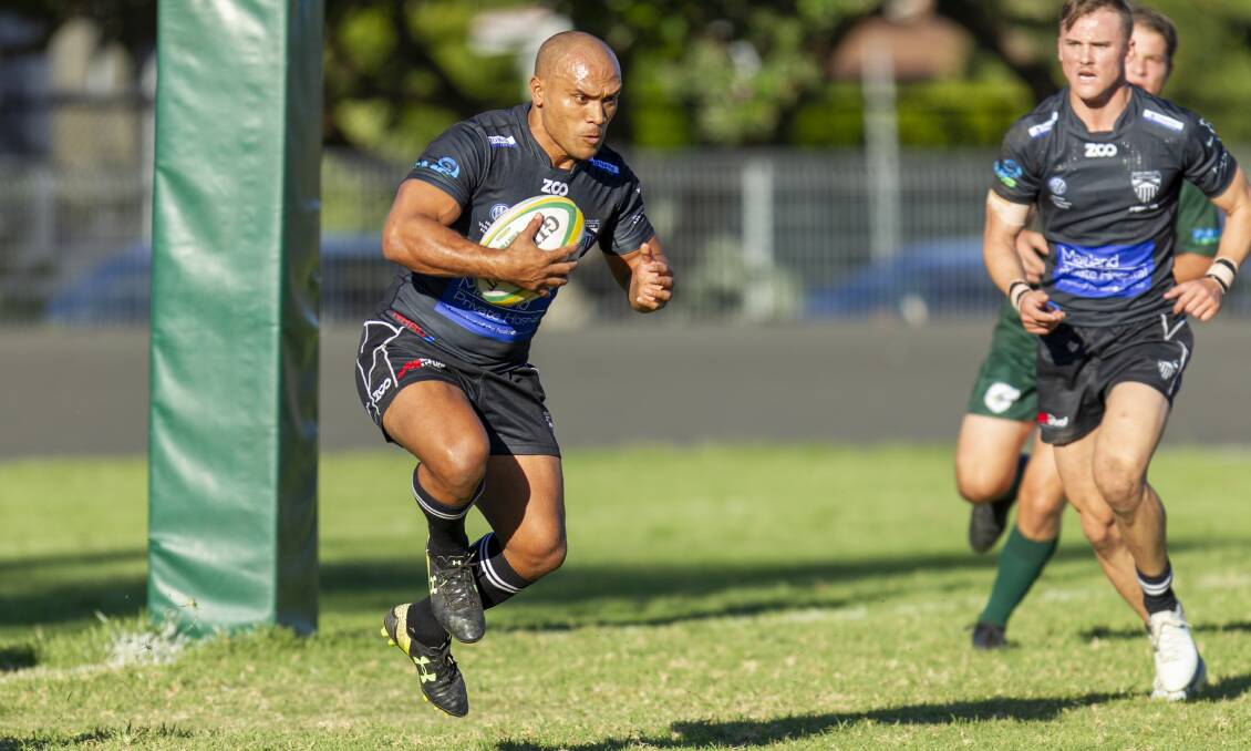 DURABLE STAR: Carl Manu has played every minute of every game for the Maitland Blacks this season. Picture: Stewart Hazell