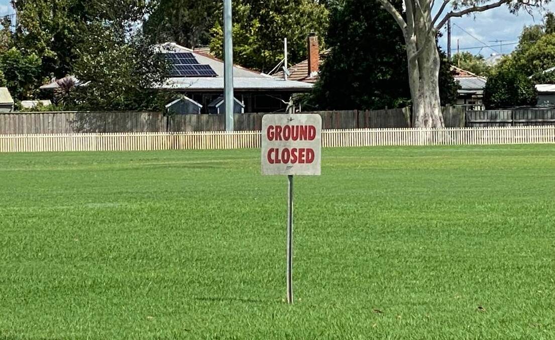 Lorn Park on Saturday was closed by council for the first day of the semi-final between Western Suburbs and Kurri Weston and did not pass protocols for play on Sunday. Picture: Michael Hartshorn