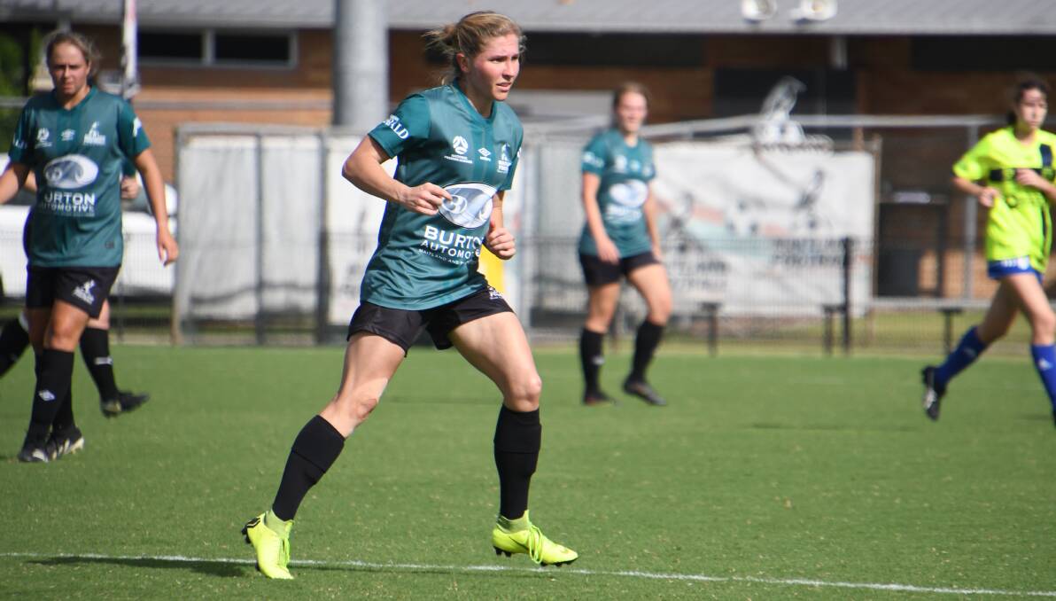 EXCITING ADDITION: Midfielder Sophie Jones will add even more fire power to an already highly talented front third for Maitland. Picture: Michael Hartshorn