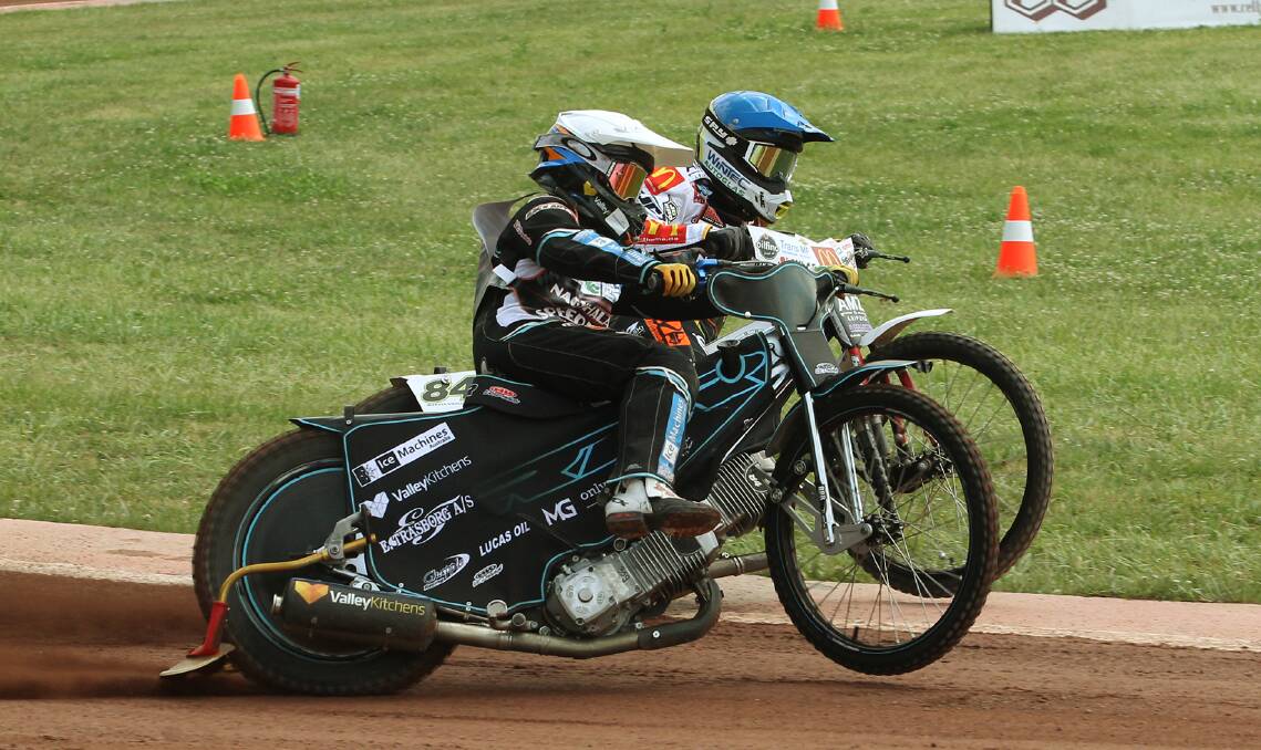 FAST LANE: The Hunter's Rohan Tungate is on the grid to qualify for the 2022 World Speedway Grand Prix series. Picture: Pitor Kin