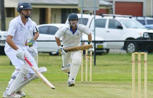 City United opener Andrew Vickery (pictured playing for Easts) made116 in an innings which included 11 fours and five sixes.