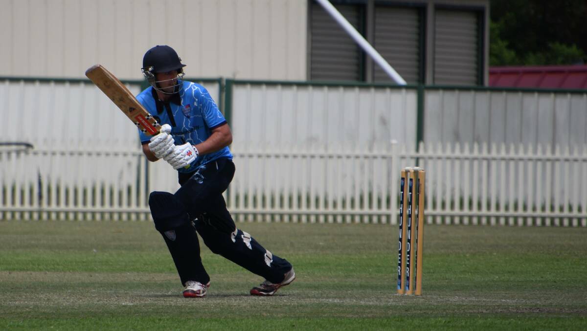 Thornton skipper Matt Gabriel made 168 as Thornton amassed 4/428 on day one of their clash against Raymond Terrace. File picture.