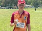 Man of match: Tremayne Small took 5-15 and made 63 not out for Maitland Maroon under-13s.