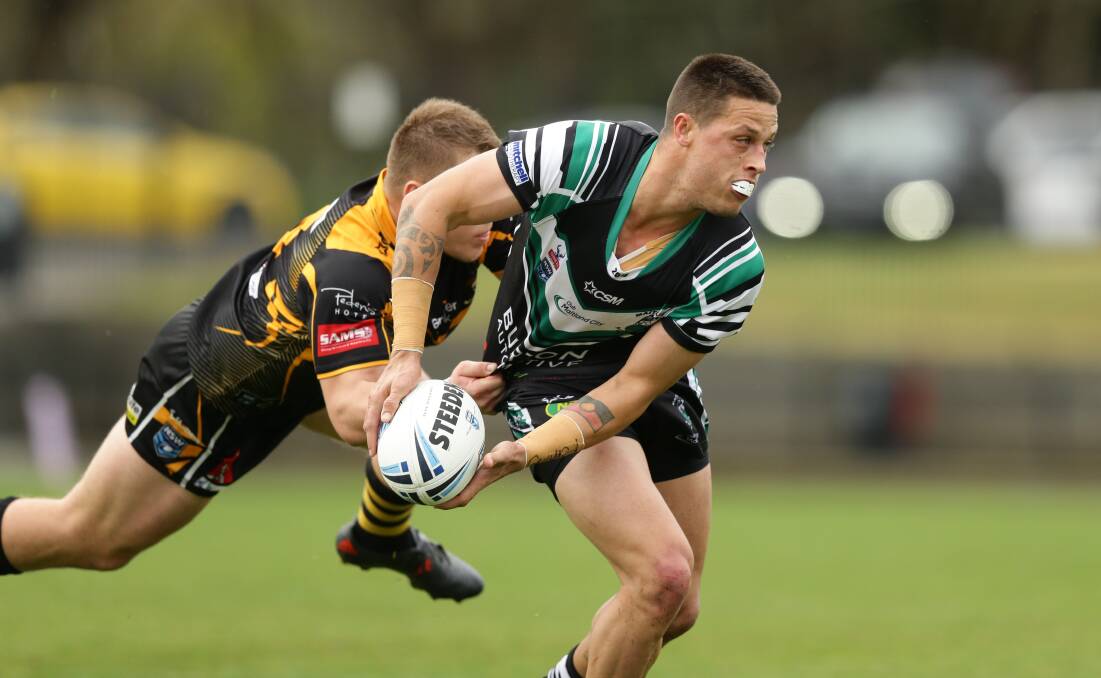 DYNAMIC: Maitland fullback Greg Morris will be one of the excitement machines at the Hunter Valley Nines.