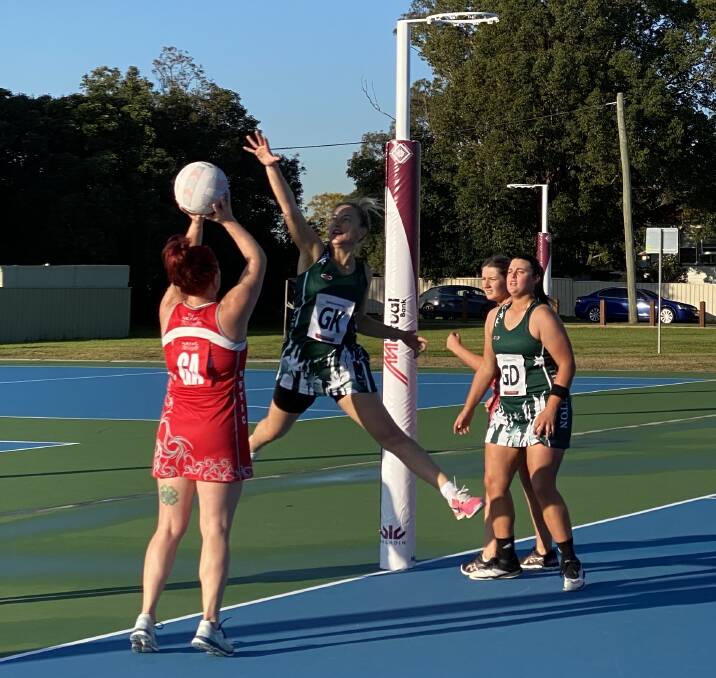 UNBEATEN: Kate Cheetham is one of five Kates in the new look George Tavern team which has made an unbeaten start to the Maitland A-grade netball season.