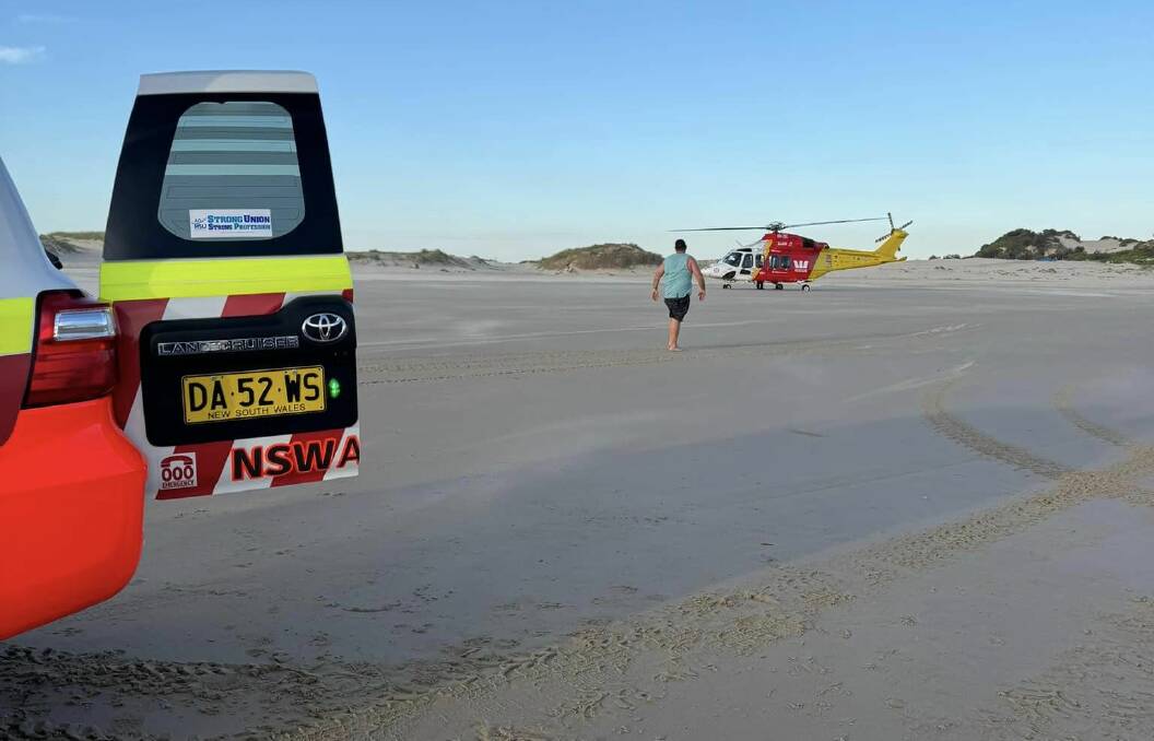 The Westpac Helicopter attended the scene, but the man was unable to be revived.