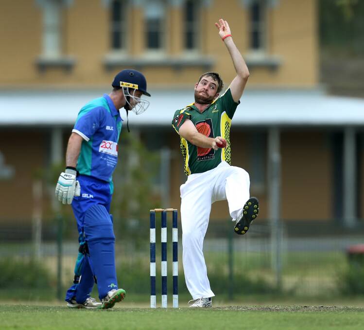 STRONG START: Western Suburbs bowler Riley Harrison took all three Kurri-Weston wickets to fall last Saturday.