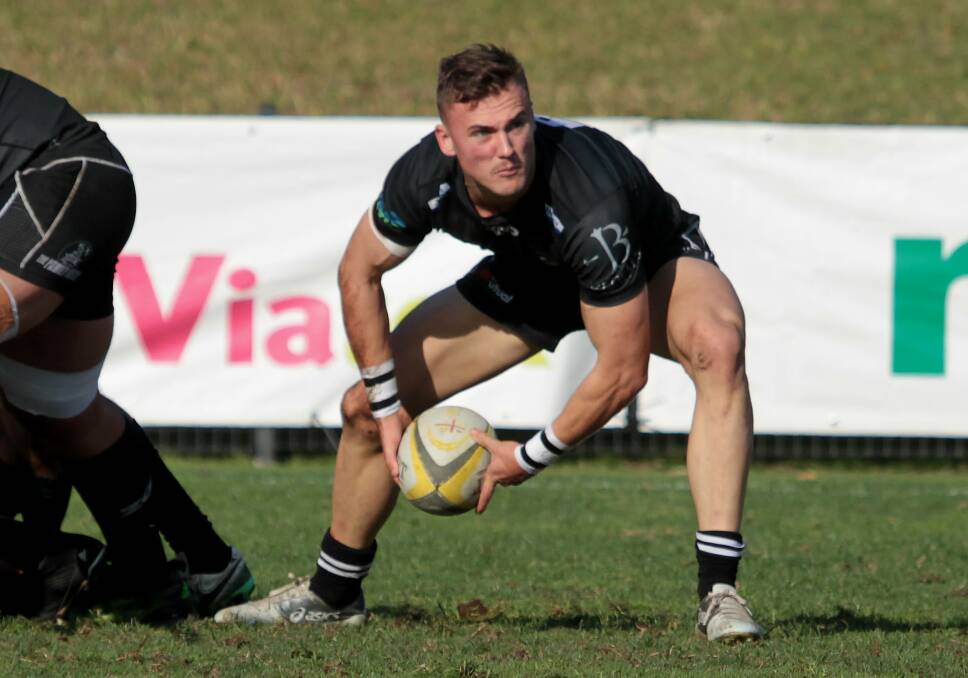 YOUNG STAR: Maitland Blacks scrumhalf Max Stafford is part of the Hawthorne Club Academy team at the Newcastle Under-20s Sevens Tournament at Maitland on Sunday.
