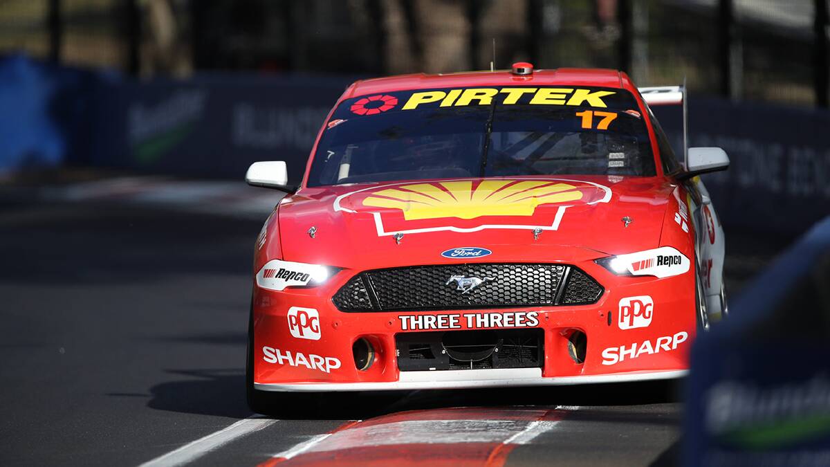 Scott McLaughlin dominated practice in his Ford Mustang.