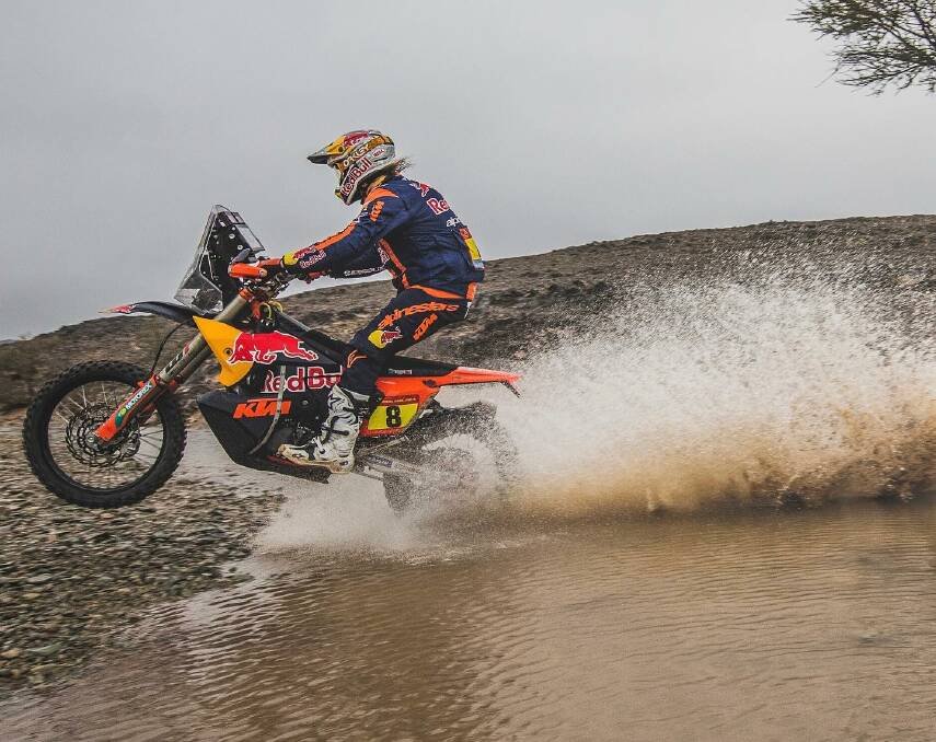 Australia's Toby Price is fourth overall after another gruelling day on Stage 8 of the 2023 Dakar Rally. Picture courtesy Dakar Rally