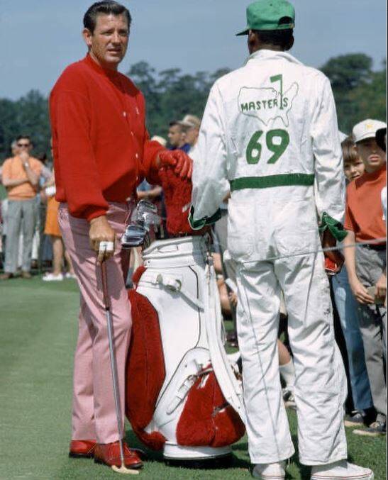 COLOURFUL: Doug Sanders was regarded as one of the greatest golfers never to win a major.