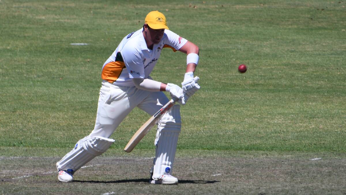 Big Innings: Raymond Terrace all-rounder Daniel Upward top scored for the Lions with 107.
