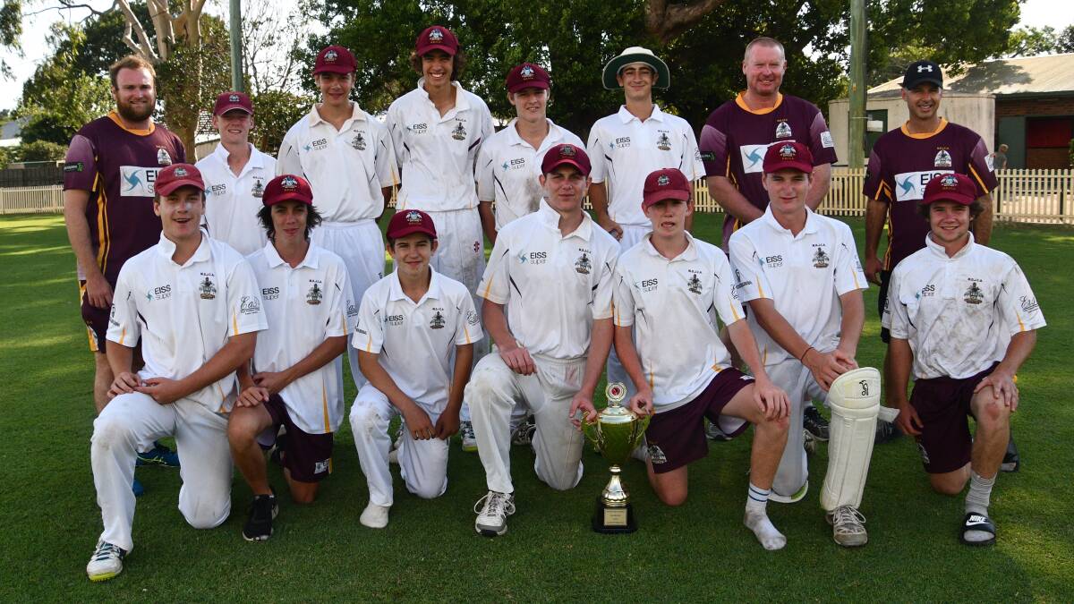 CHAMPIONS: The Maitland IDCA under-16 team have won the IDCA title in their debut year in the competition. Picture: Michael Hartshorn
