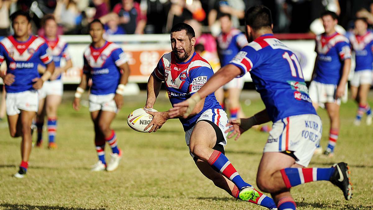 Ryan Walker scored a try for Kurri Kurri in their come-from-behind trial win against Dubbo CYMS.