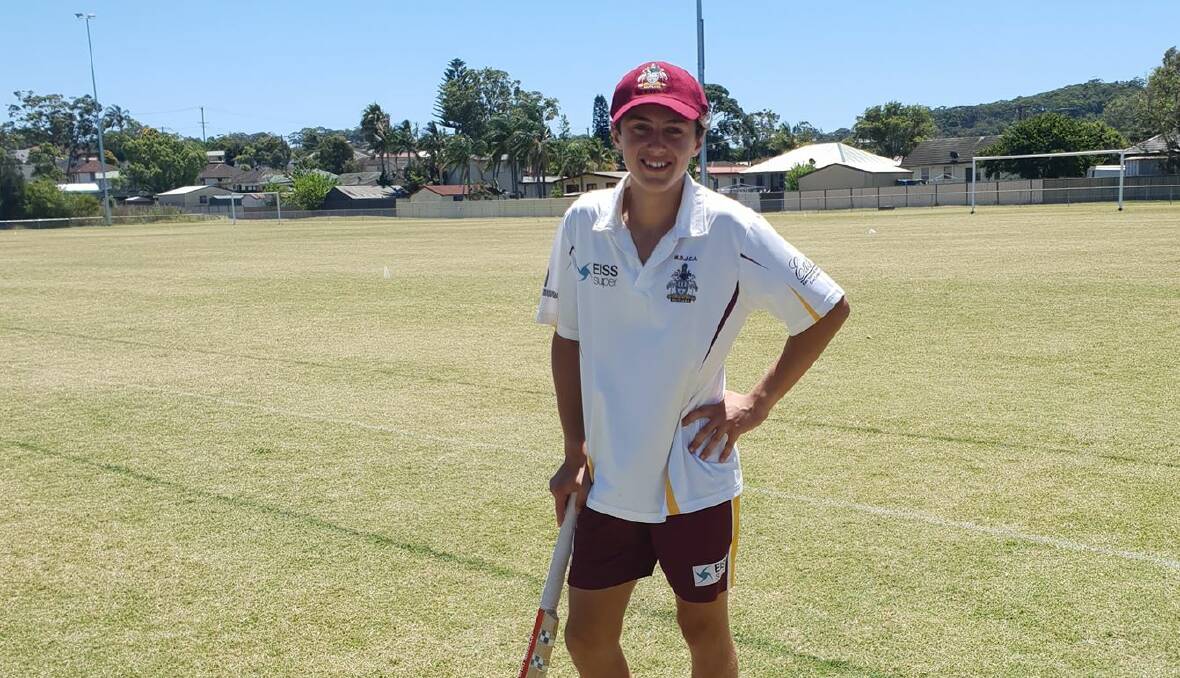 SUPER KNOCK: Maitland under-14 cricket Joe Hancock scored 178 not out against Newcastle in his side's final IDCA match of the season.