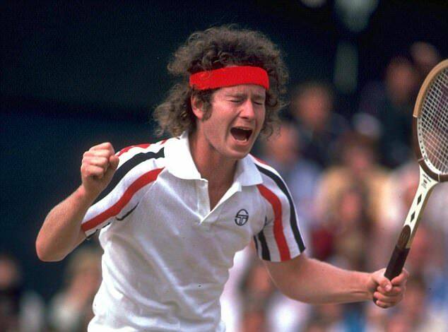 Charming: The original tennis brat John McEnroe.