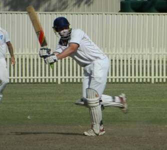 TAIL-END RUN: Western suburbs batsman made 57 in a 143-run partnership with Mark Copus to help the Plovers to 8/296