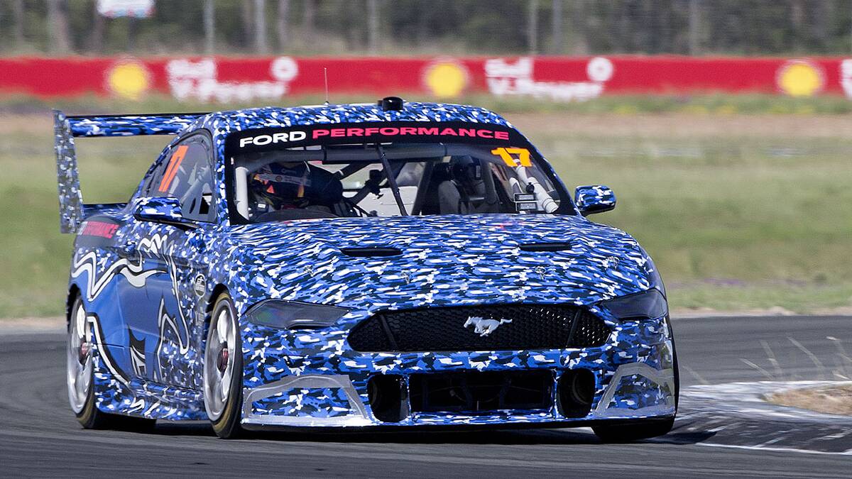 PASS: The Mustang has passed aerodynamic testing and will line up on the grid starting at the Adelaide 500 from February 28