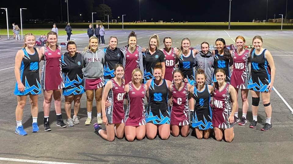 ON COURT AT LAST: Comets and Maitland under-17 representative players joined together to allow the 17s to finally play a game in 2020.