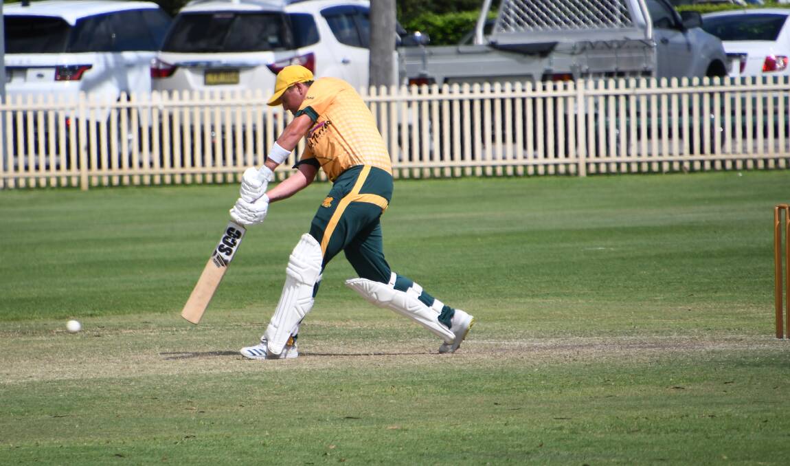 Raymond Terrace skipper Daniel Upward finished on 31 not out in his side's six-wicket win against Northern Suburbs. Pictures: Michael Hartshorn