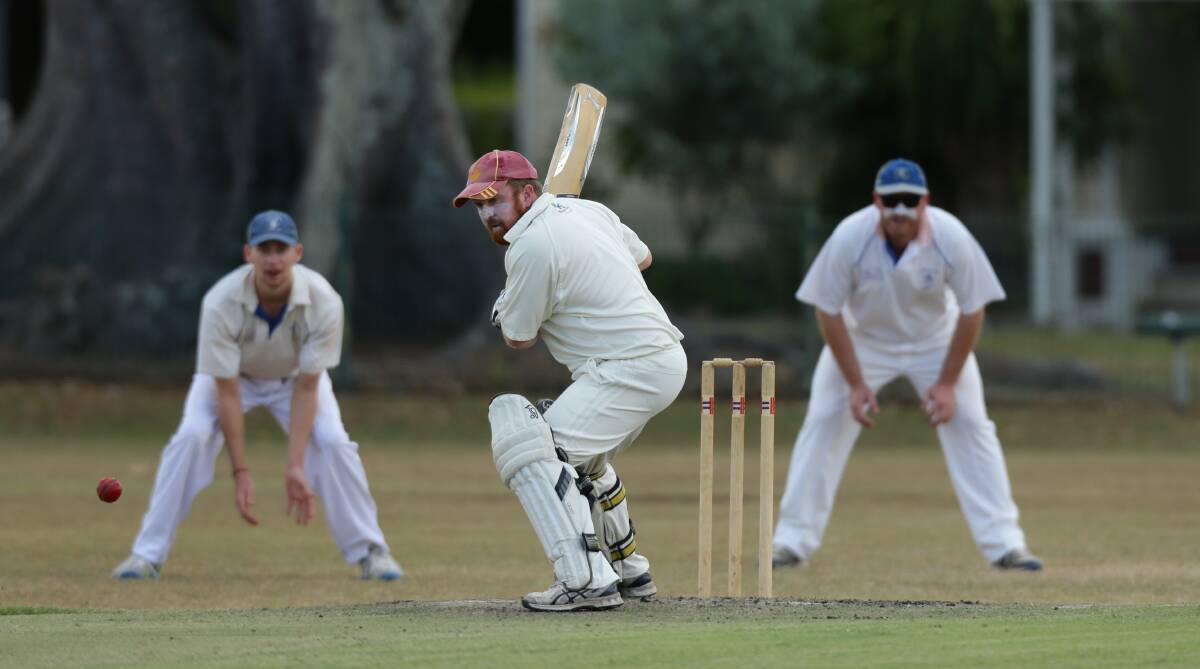 RUNS FLOW: Matt Trappel (pictured) and the City United top order were in the runs declaring for 2/303.
