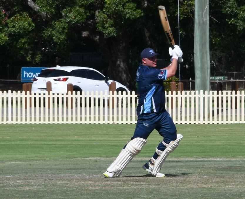 Kurri Weston Mulbring's Ben Herring, pictured playing for the Warriors, made 92 for Maitland Flood in their big T20 Summer Bash win on Sunday. 