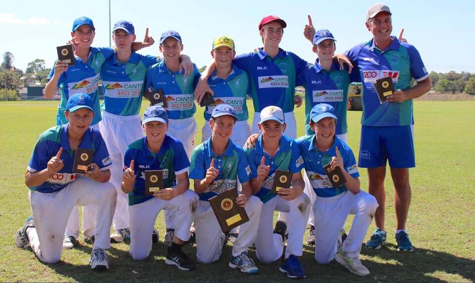 PREMIERSHIP DOUBLE: Eastern Suburbs Blue took out the Under-14 Division 1 minor and major premierships.