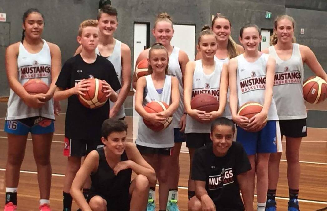 RISING STARS: The Maitland Mustangs contingent heading off to the Australian Country Junior Basketball Cup in Albury.