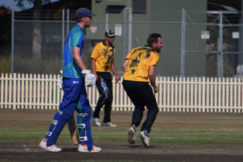 CONSISTENT WICKETS: Thornton spinner Dan Willis is equal second on the first grade wicket-taking list with 23 dismissals for the season. Picture: Michael Hartshorn 