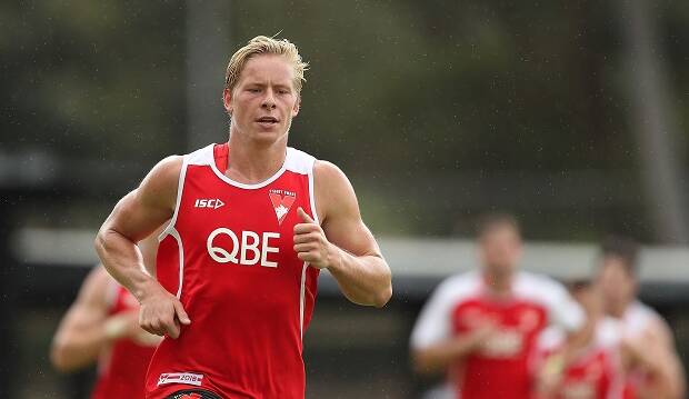 Big year: Isaac Heeney is confident he will be able to take his game to a different level with a full pre-season under his belt.