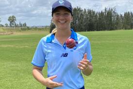 Thornton teenager Monique Krake has had a whirlwind summer of cricket leading to a late call up and starring role with NSW Country at the Under-16 Girls' National Cricket Championships in Tasmania. Picture supplied