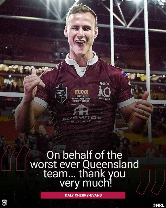 DON'T TAUNT THEM: Queensland love the underdog tag. Picture: NRL.com