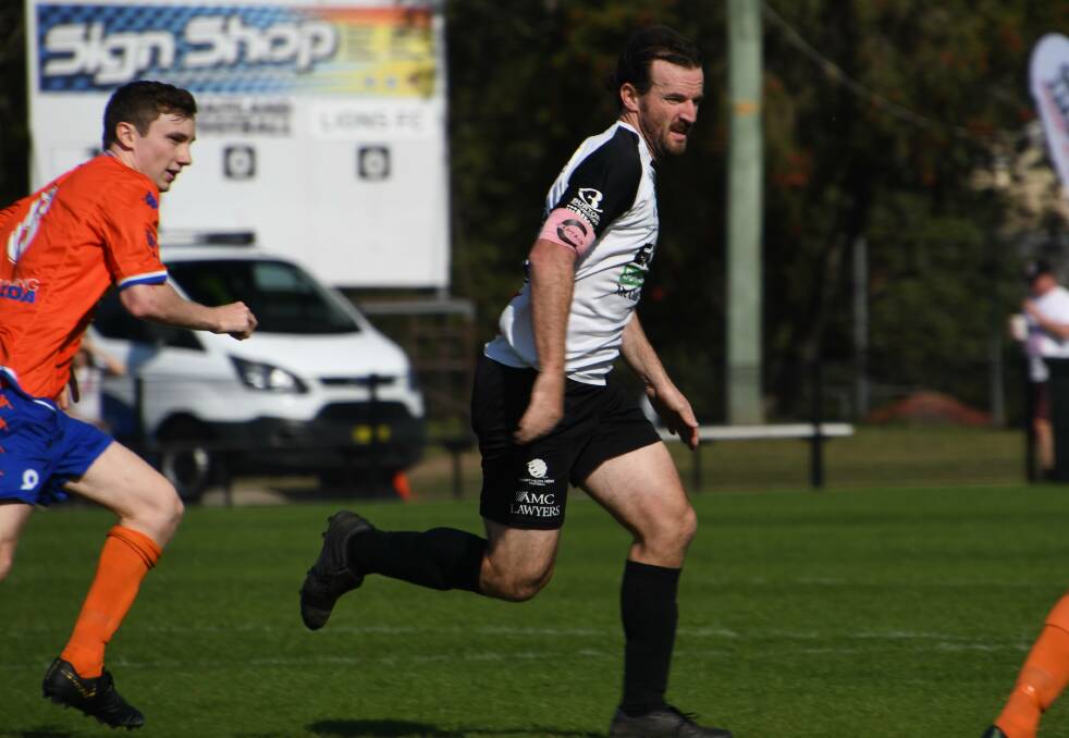PROUD LEADER: Maitland Magpies captain Carl Thornton and his teammates have taken Maitland FC to new heights of success in 2019.