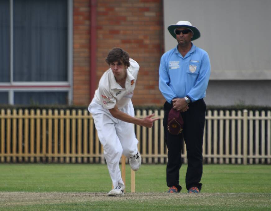 GOOD TOURNAMENT: City United's Cameron Wynn finished with eight wickets at the Bradman Cup. 