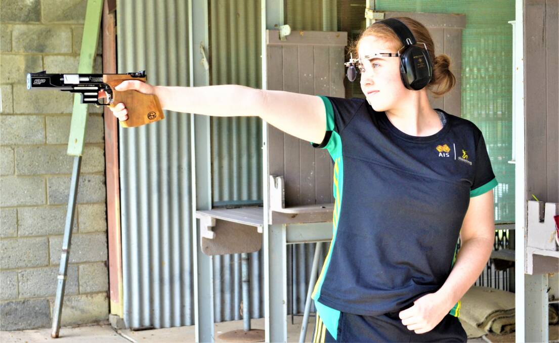 TALENT: Cessnock Pistol Club member Olivia Erickson has been identified a rising star of the sport with selection in the national pathways squad.