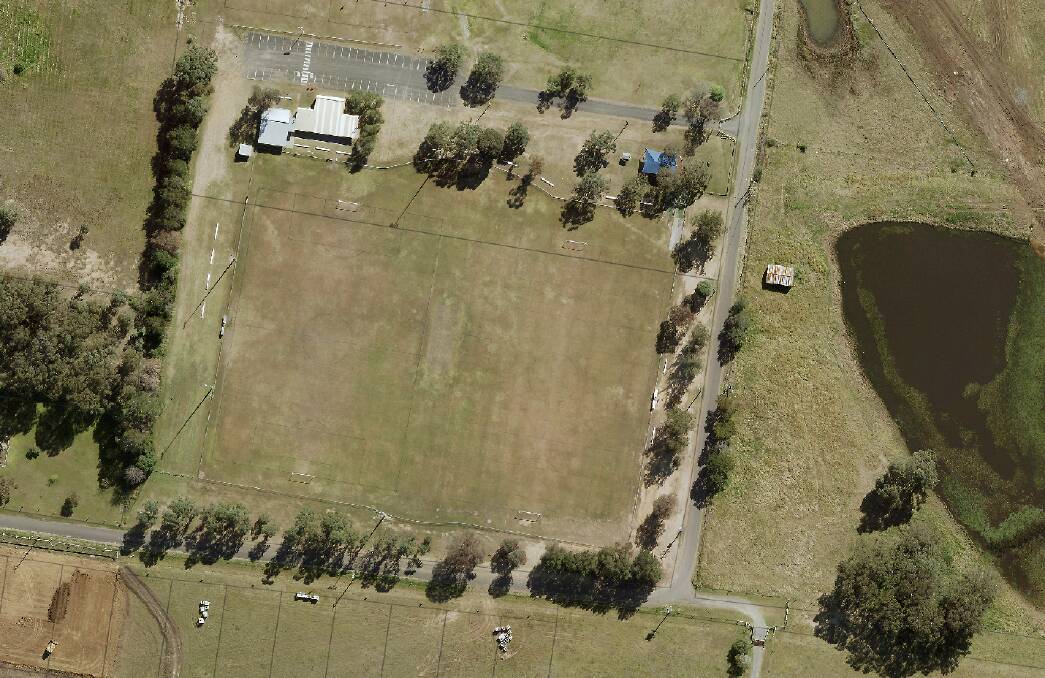 An aerial view of Lochinvar Sports Complex. Picture supplied by Maitland City Council.