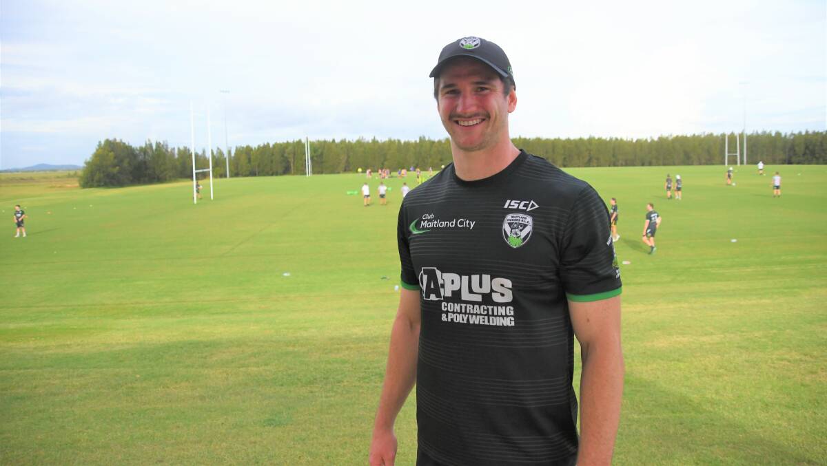 FAMILY FOCUS: Matt Soper-Lawler has had to step back in 2022 from his commitments with Newcastle Knights. Picture: Michael Hartshorn
