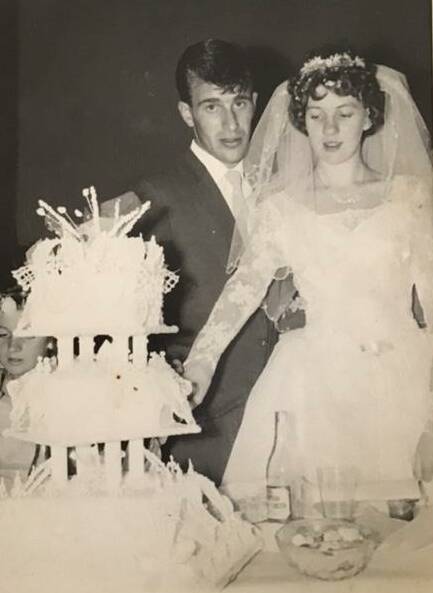 MEMORIES: Bill and Pam Way on their wedding day, March 4, 1961.