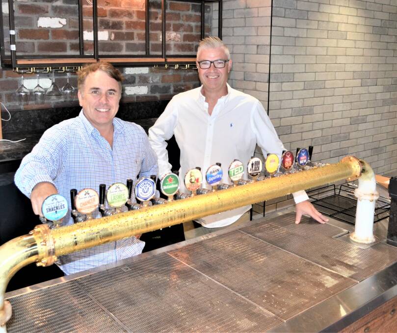 OPEN SOON: Huntlee Tavern owner-director Jason Gavin and licensee Craig O'Brien are excited about this Friday's grand opening.
