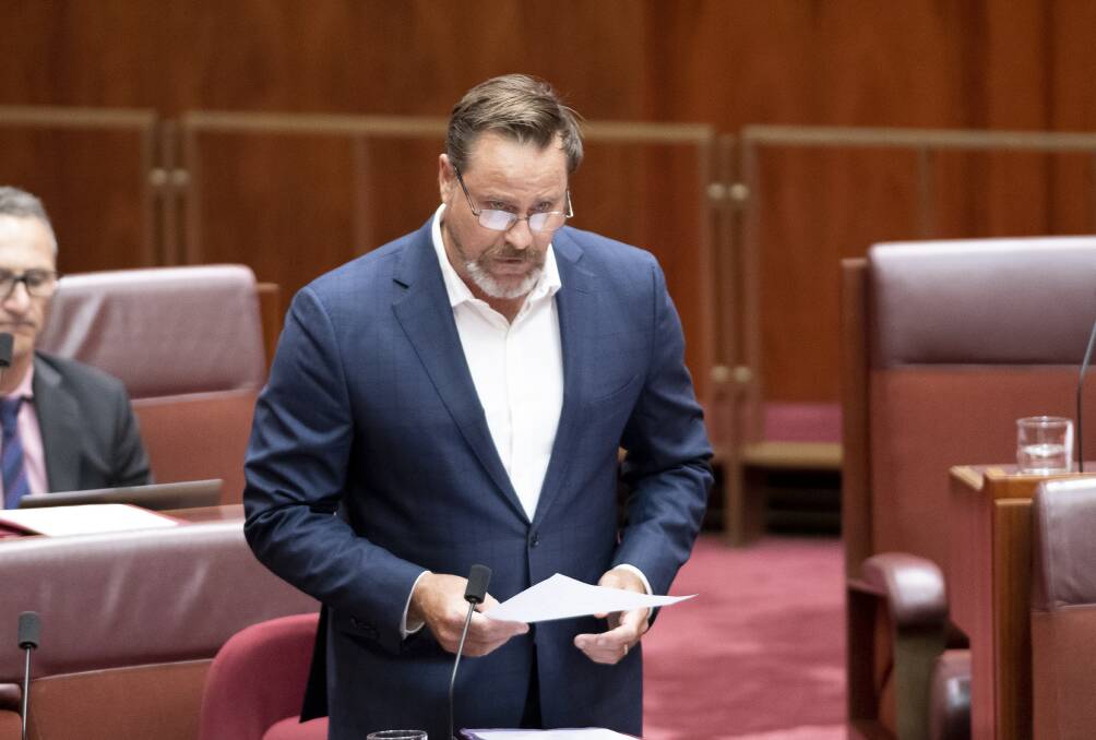 DANGEROUS POLITICS: Senator Peter Whish-Wilson condemned politicians using foot and mouth disease to score political points, despite the warnings from department staff doing so would be damaging to farmers.