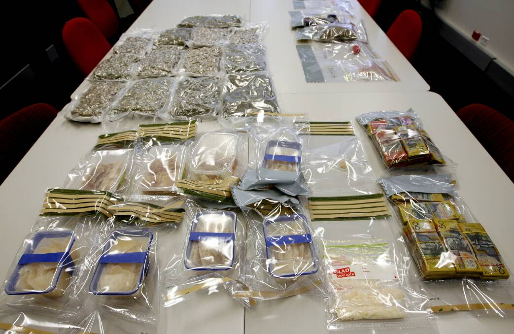 Drug Bust: Offences for dealing amphetamines have soared in the Hunter. 