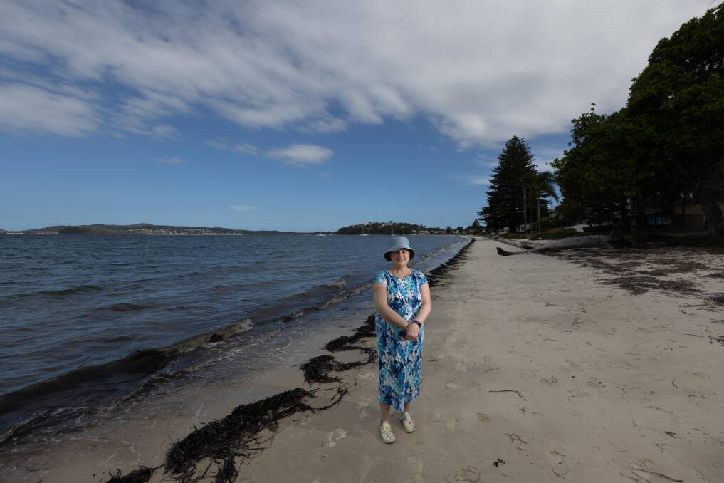 Sally Keir bought a house at Soldiers Point, as the cooler weather is better for her lymphoedema. Picture by Jonathan Carroll 