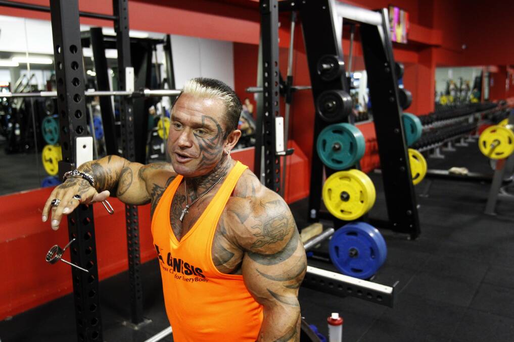 Lee Priest-McCutcheon before the removal of his face tattoo. 