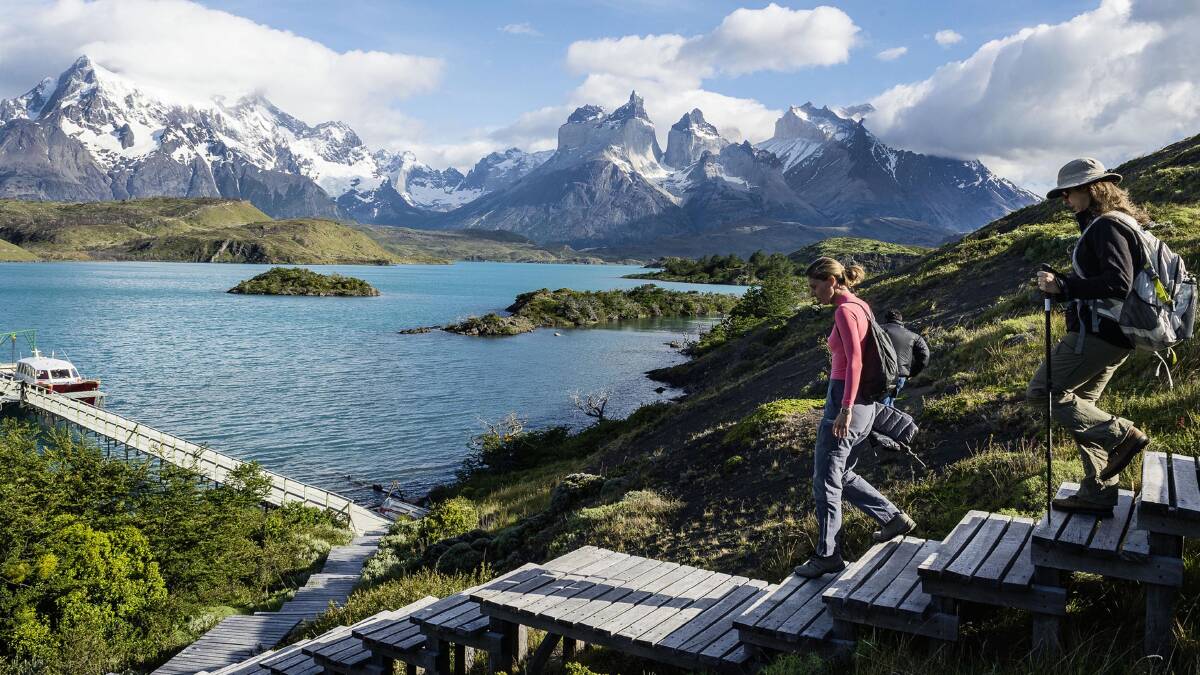 Nature at its most wondrous … on the shore of Patagonia’s Lake Pehoe.