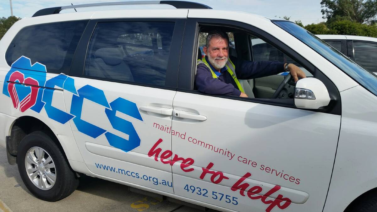 BIG HELP: Maitland Community Care Services volunteers like Rod help people maintain an independent lifestyle in the community.