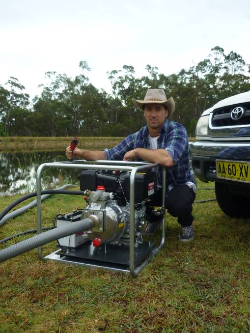 GO WITH THE FLOW:  An Aussie QP diesel-powered pump is a safer option during a bushfire emergency, providing   fuel efficiency and generally higher torque than the equivalent HP petrol engines. 