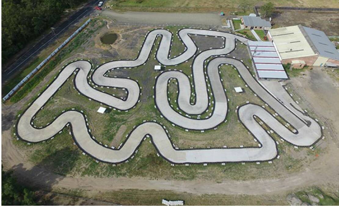 WIDE OPEN SPACES: The Go Karts Go Hunter Valley track at Kearsley can comfortably accomodate 30 drivers at any one time.