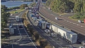 M1 Pacific Motorway crossing the Hawkesbury River. Picture: LiveTraffic