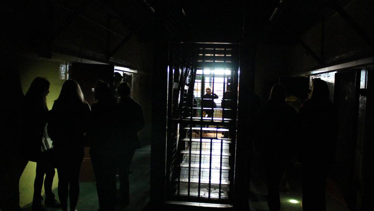 DARK AND DISTURBING: Maitland Gaol is gloomy enough, but after dark it takes on an extra dimension.
